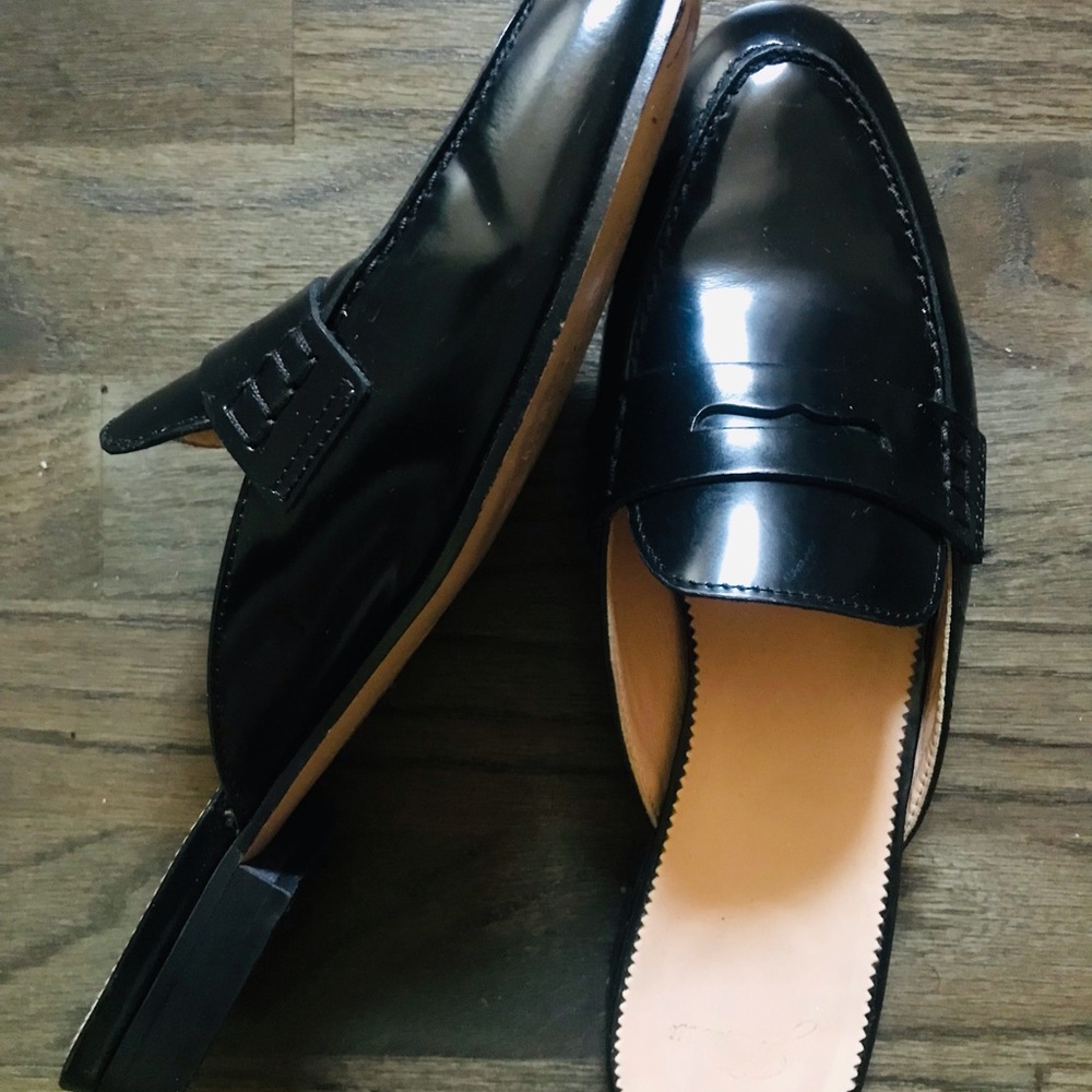 Loafer style mules